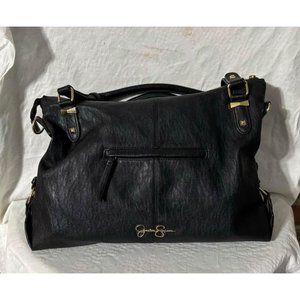 Jessica Simpson Meteorite Roxanne Satchel Black